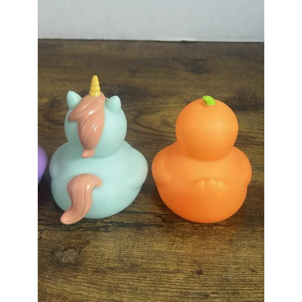 Jeep Duck Rubber Duck Set of 4 Halloween Unicorn Bath Toy Dashboard Gift Fun Lot